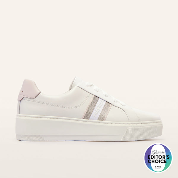 Riley White/Pink Tint