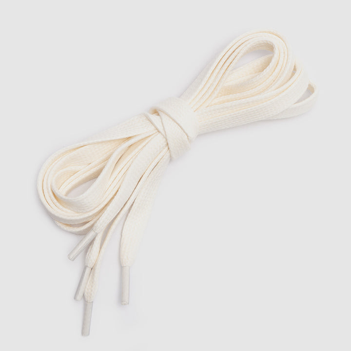 Cream cheap shoe laces