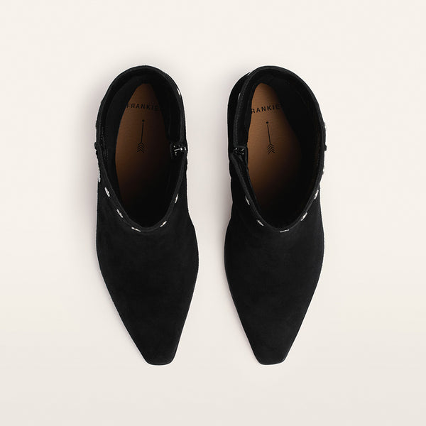 Reign Black Suede Stud
