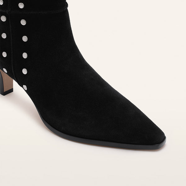 Reign Black Suede Stud