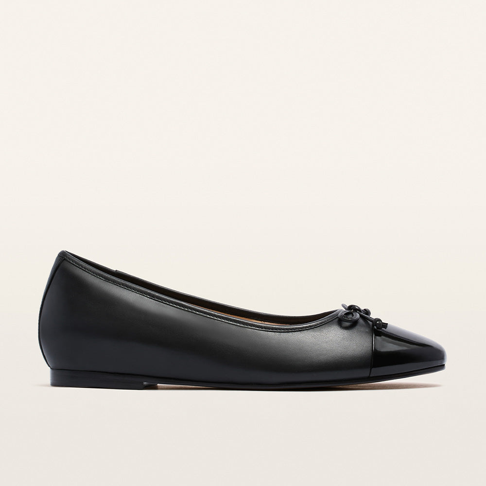 Trinity Black Tumbled Women's Dress Flat | FRANKIE4