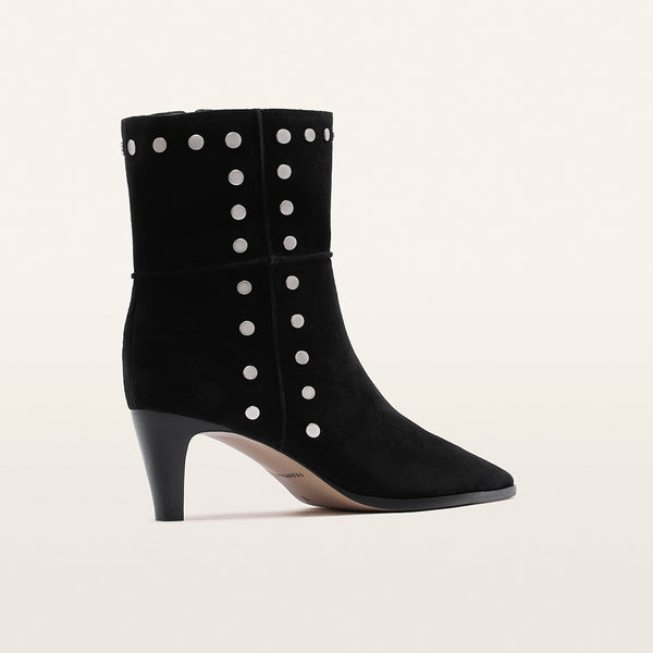 Reign Black Suede Stud