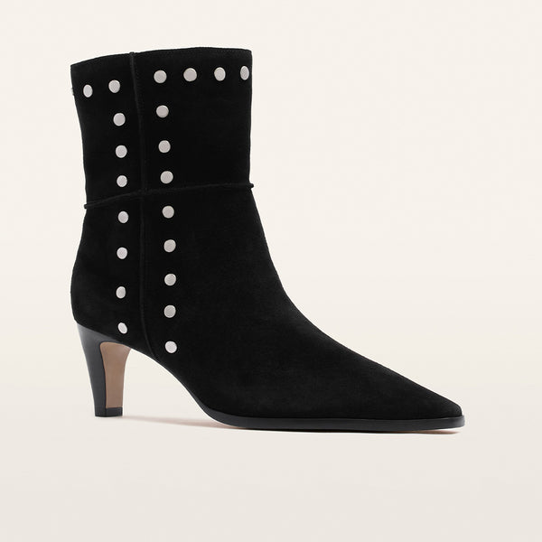 Reign Black Suede Stud