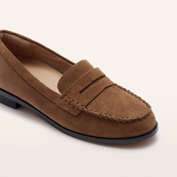 Franklin Pecan Suede