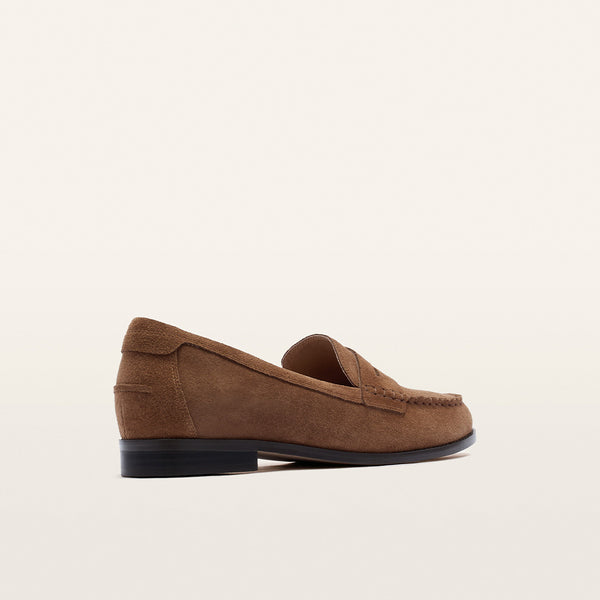 Franklin Pecan Suede