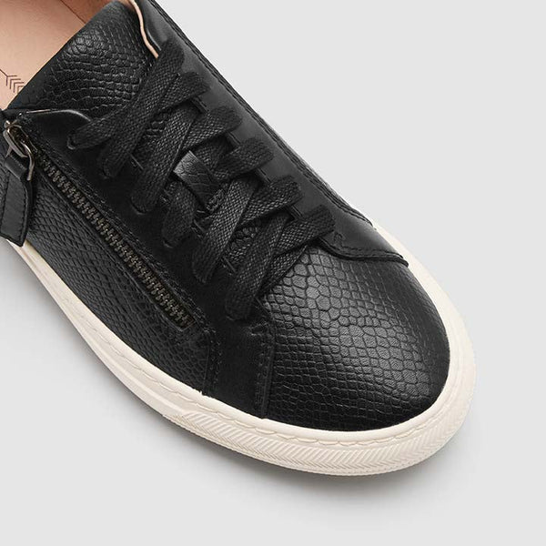 Billie Black Reptile Emboss