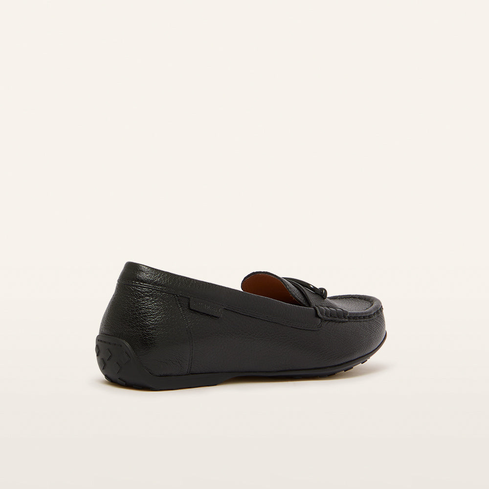 Foxx Black Tumbled Women's Casual Flat | FRANKIE4