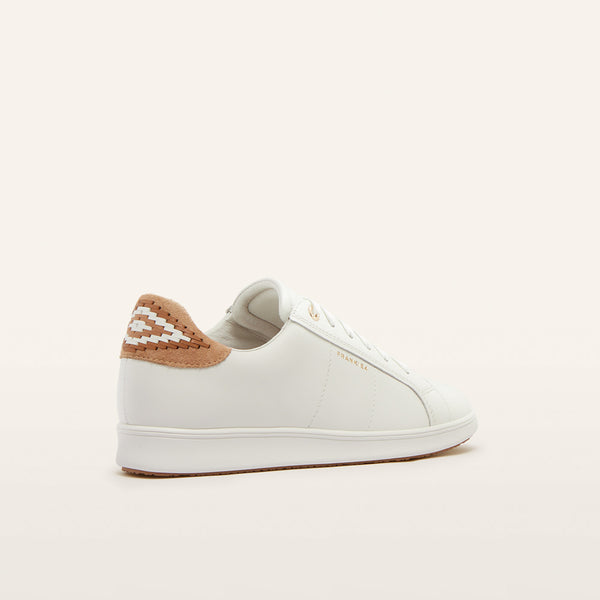 Jackie V White/Tan Mix