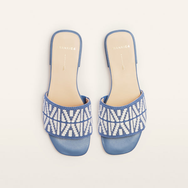 Aniston Blue Weave Textile