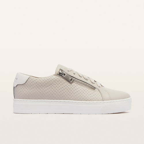 Billie II Bone Grey Emboss
