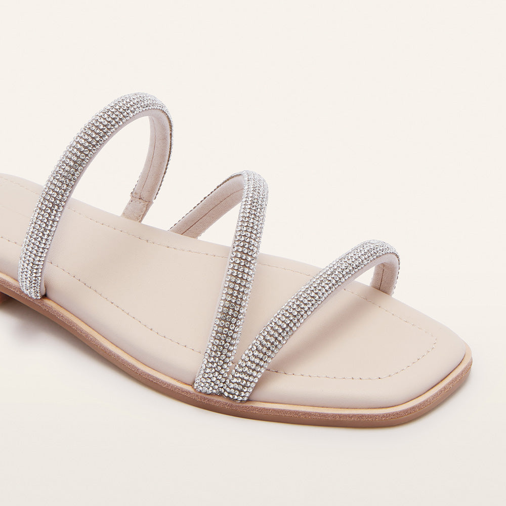 Crystal Remy Remy Light Blush Crystal Women's Slide | FRANKIE4