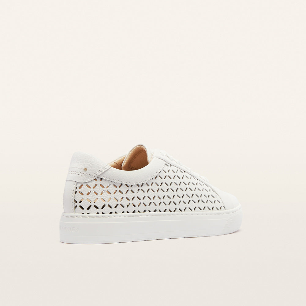 Mim V White Lattice Women's Sneaker | FRANKIE4