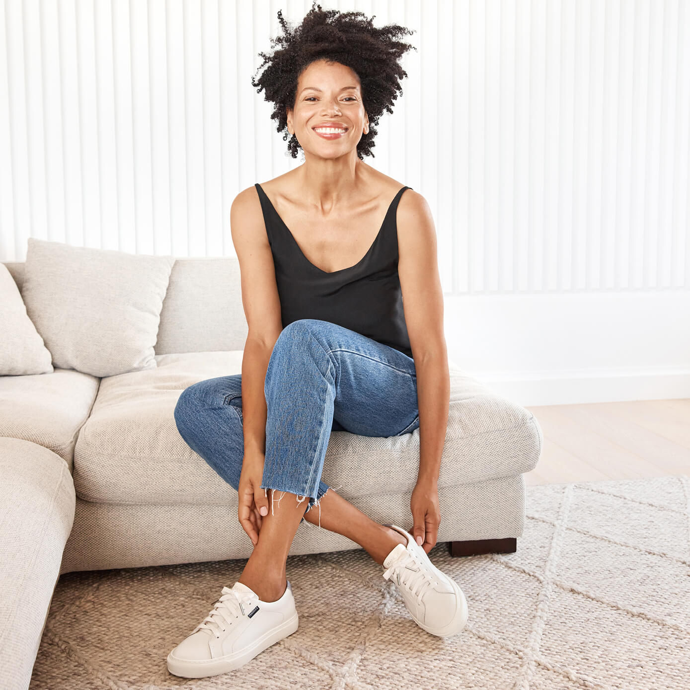 Mim III White Women's Sneaker | FRANKIE4