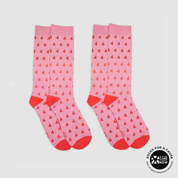 Crew Adult Hot Pink/Red 2 Pack