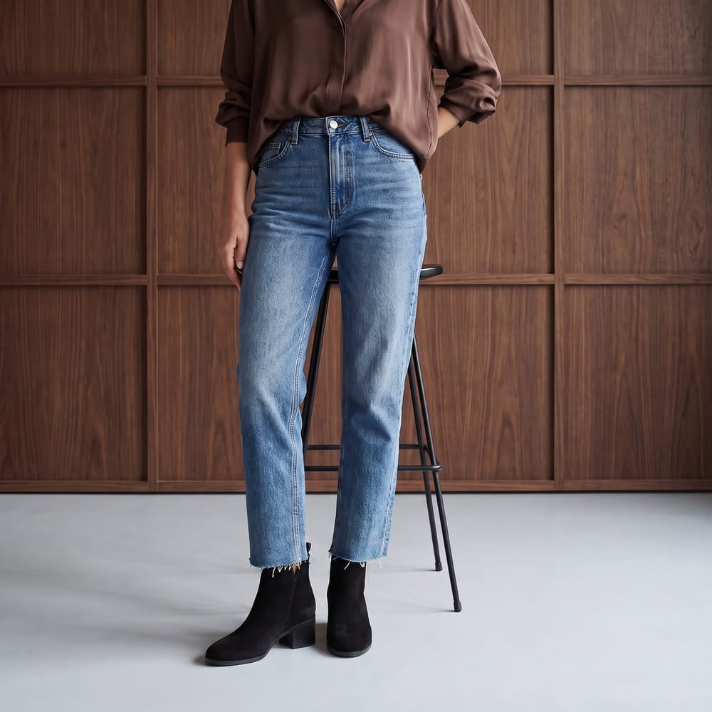 Georgia Black Suede