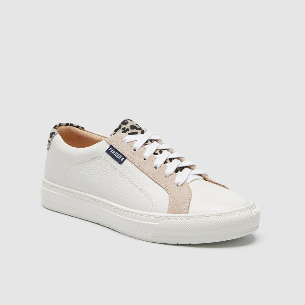 Mim III White/Leopard Print Sneaker | FRANKIE4