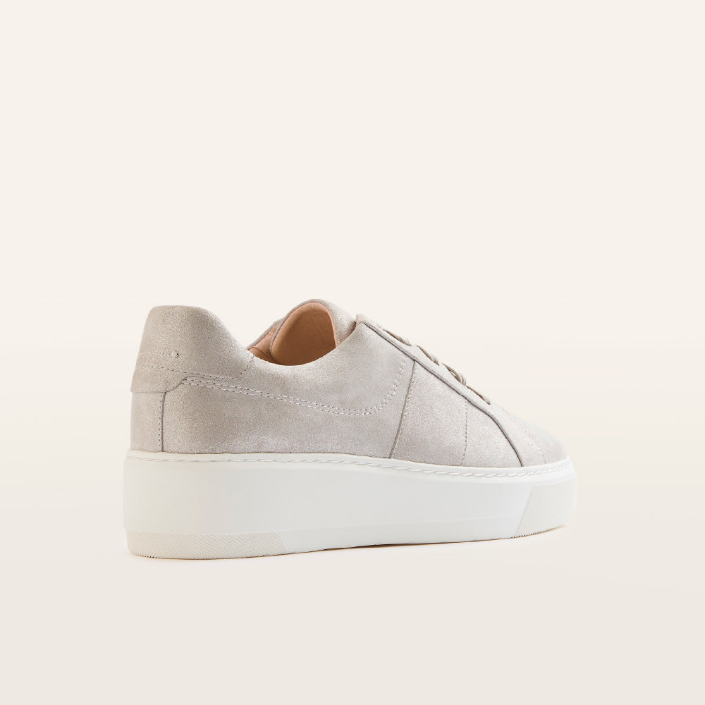 King Riley Silver Riley Silver Women's Sneaker | FRANKIE4