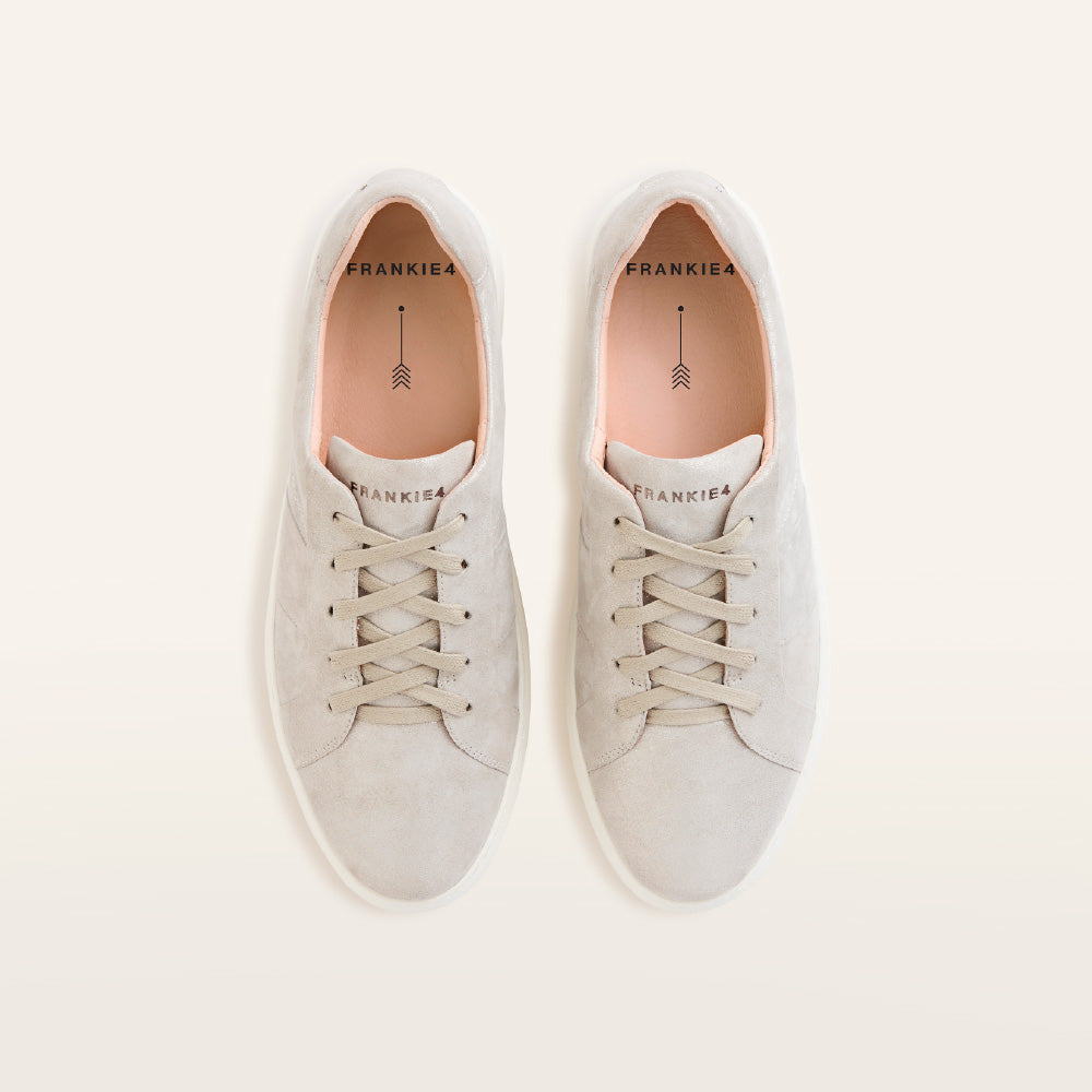 King Riley Silver Riley Silver Women's Sneaker | FRANKIE4