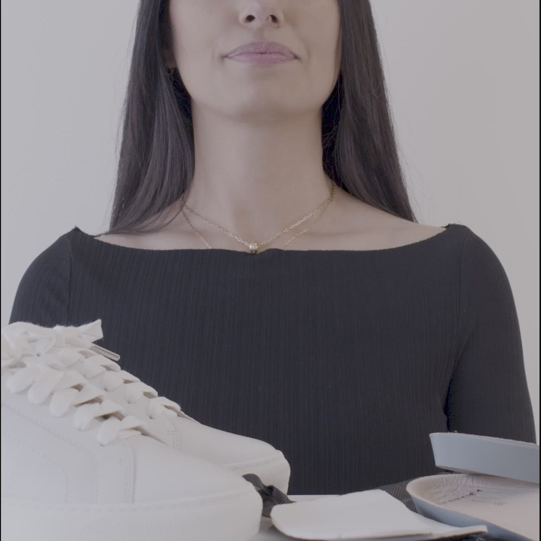 Mim IV White Weave Women's Sneaker | FRANKIE4