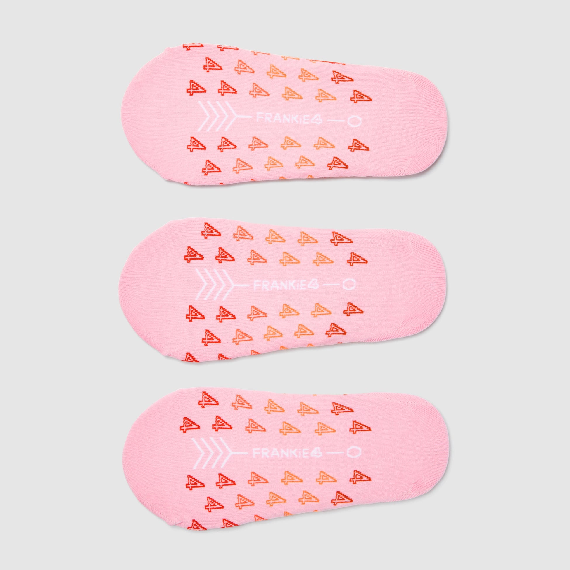 No-Show Adult Hot Pink/Red 3 Pack Socks | FRANKIE4