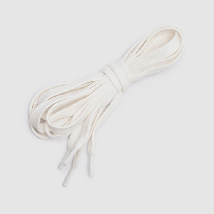 White cotton sale shoelaces